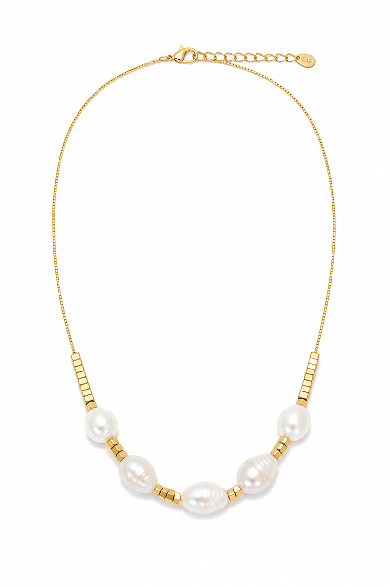 Colar Pérola Barroca Ouro 18k