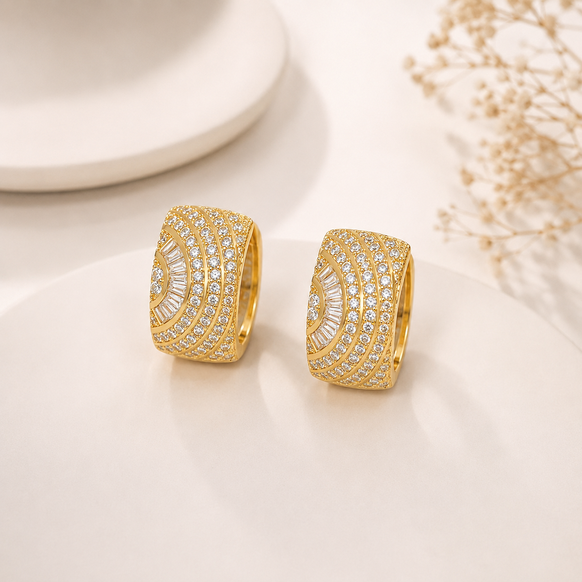 Brinco Dubai Gold M Ouro 18k
