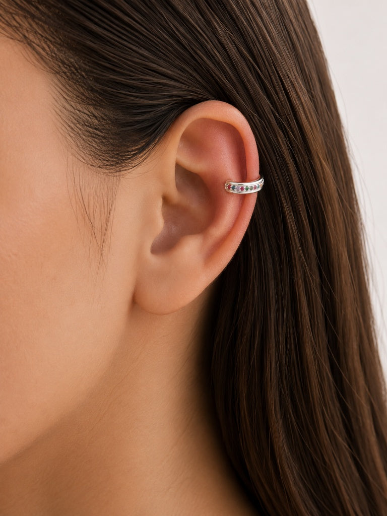 Piercing Fake Color Prata 925