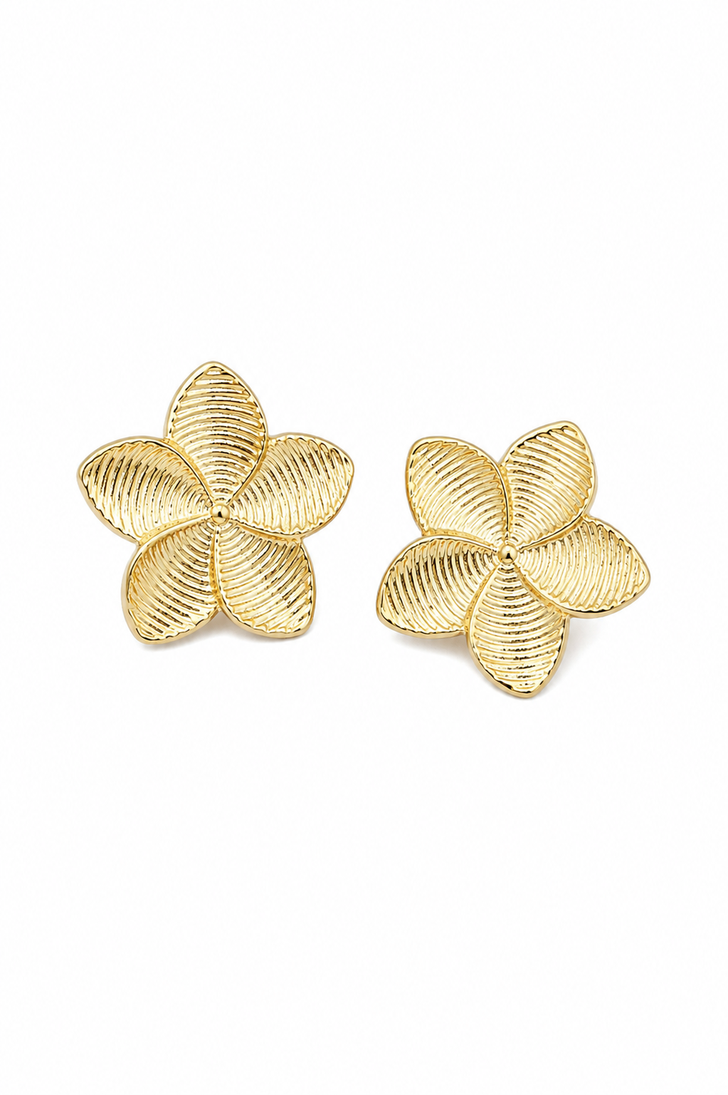 Brinco Flor Orgânica MontClair Ouro 18k