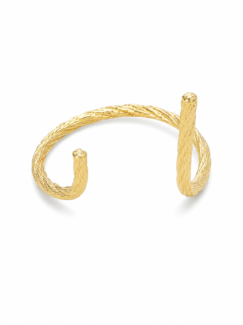 Bracelete Double Trabalhado Ouro 18k