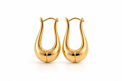 Brinco Argola Ravello Extra Grande Ouro 18k