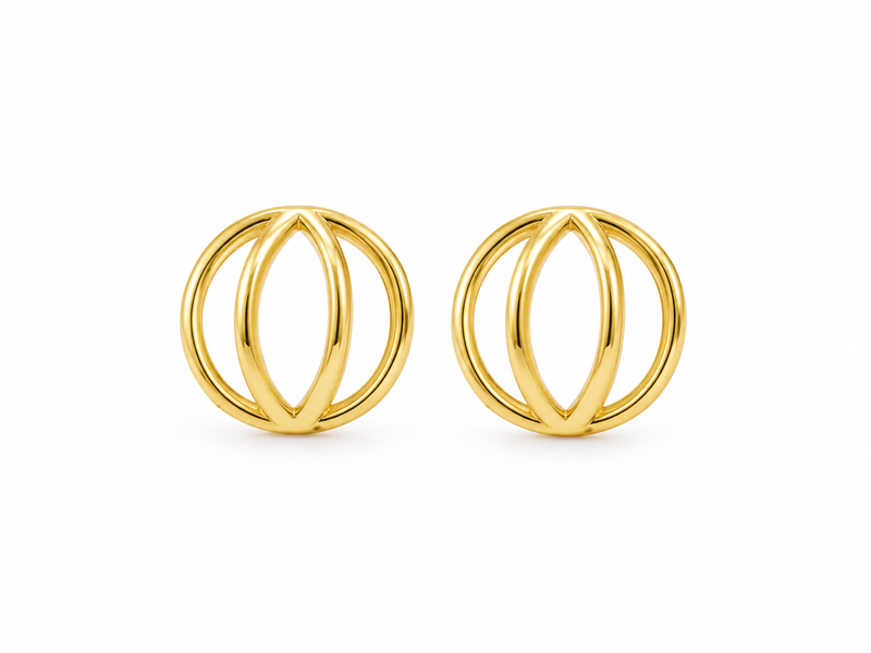 Brinco Órbita Ouro 18k