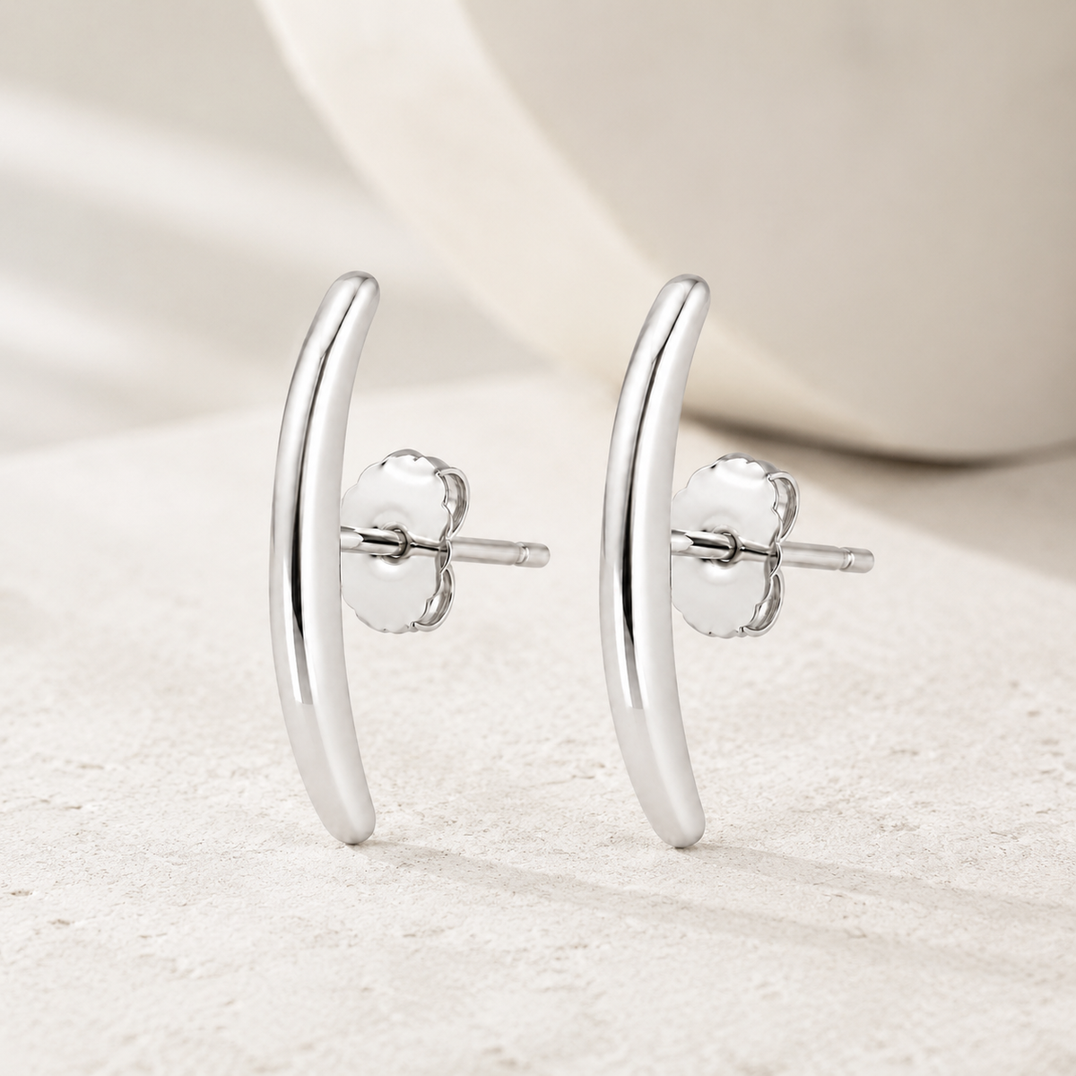 Brinco Ear Hook Fino Prata 925