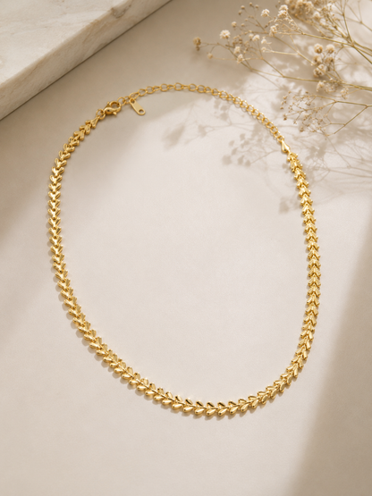 Choker Escama Lisa MontClair Ouro 18k