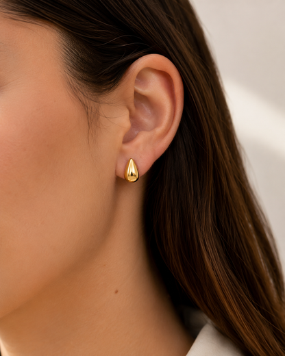 Brinco Gota Smart Lisa Ouro 18k
