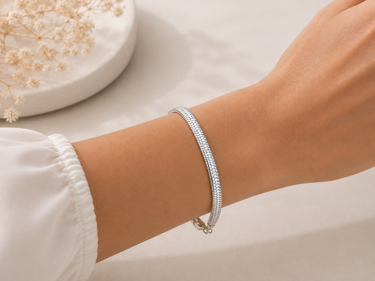 Pulseira Laminada Prata 925