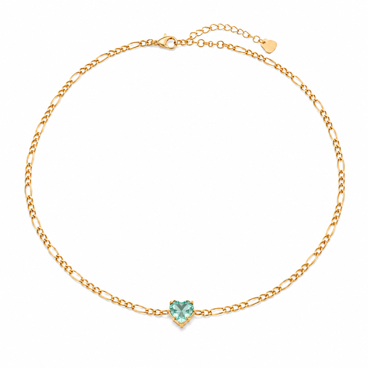 Choker 3x1 Turmalina Ouro 18k