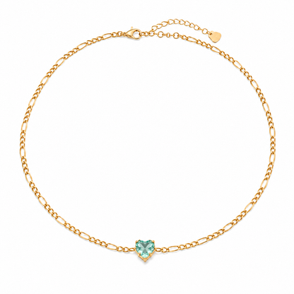 Choker 3x1 Turmalina Ouro 18k