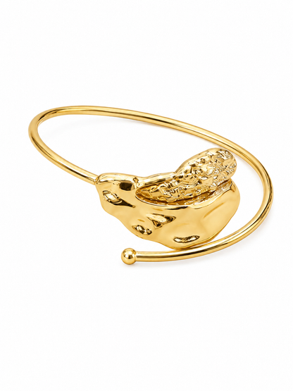 Bracelete Nuance Coração Lisa Ouro 18k