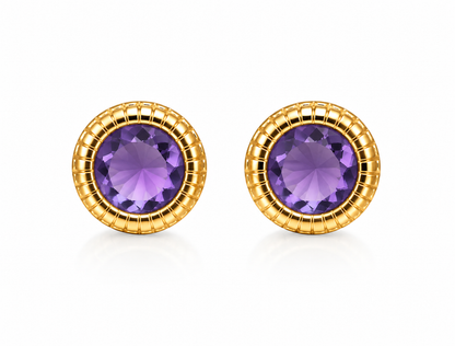 Scarlat SKU 15283 foto 1 | Brinco Essence Redondo Zircônia Ouro 18k