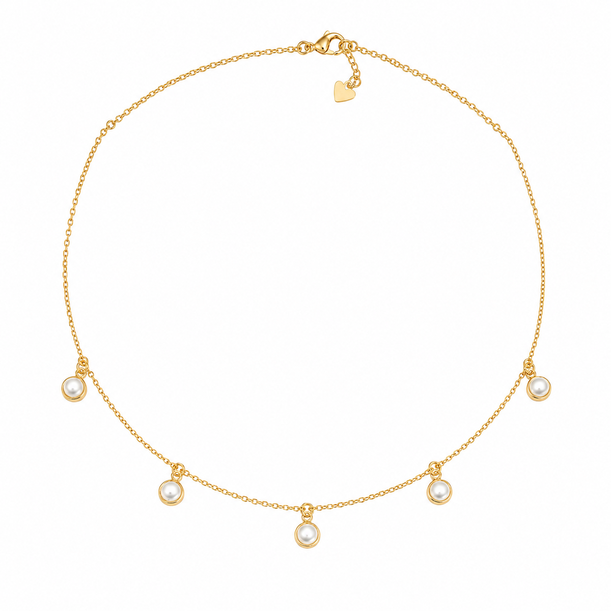 Choker Cartier Pérola Ouro 18k