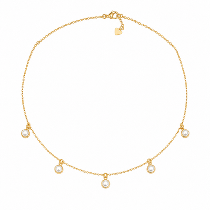Choker Cartier Pérola Ouro 18k