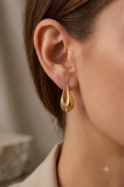 Brinco Argola Ravello Grande Ouro 18k