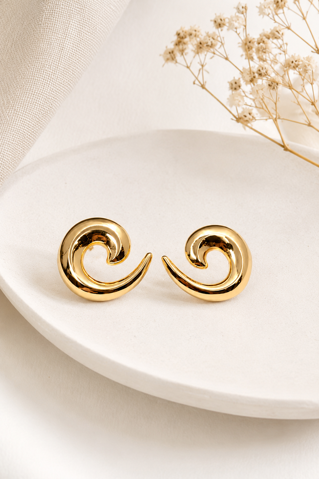 Brinco Twist Ouro 18k