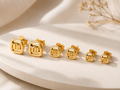 Brinco Trio Inspiração Mimiu Ouro 18k