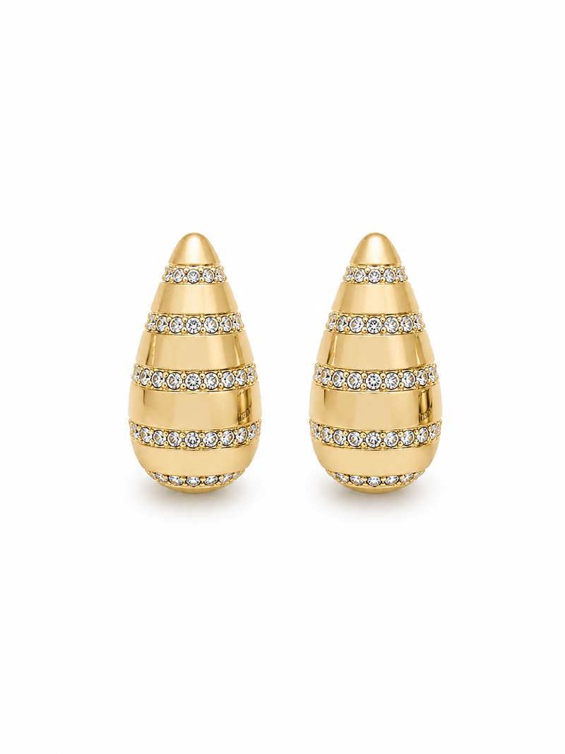 Brinco Zara Gota Fechada G Ouro 18k