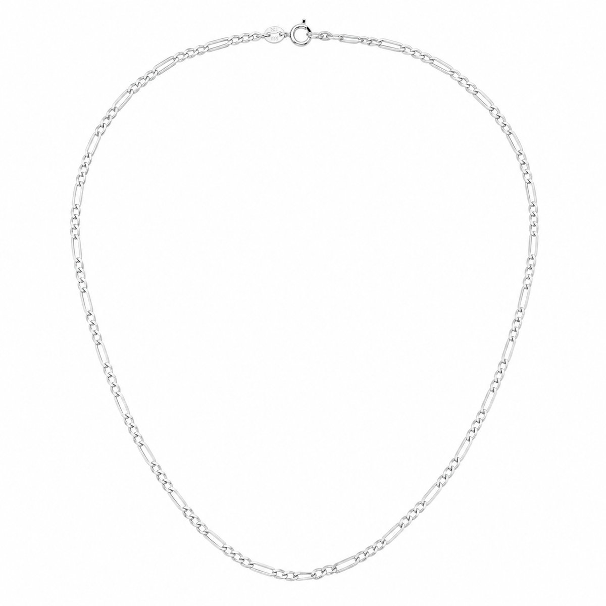 Corrente 60cm Prata 925 Masculina 3x1 2mm