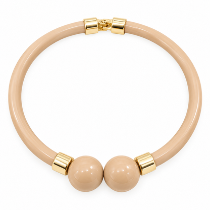 Choker Aro Resinado Nude