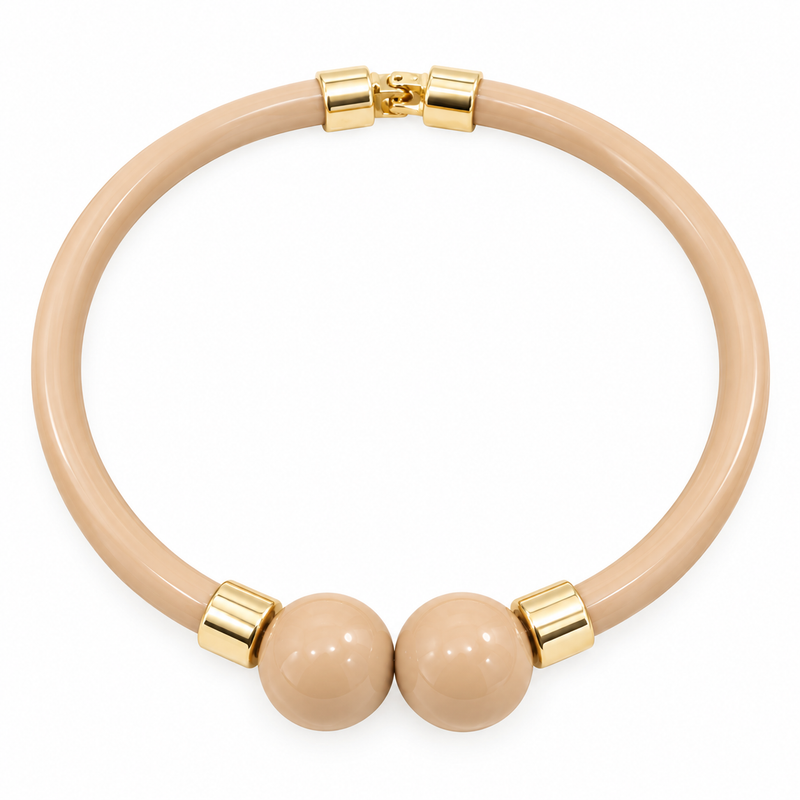 Choker Aro Resinado Nude