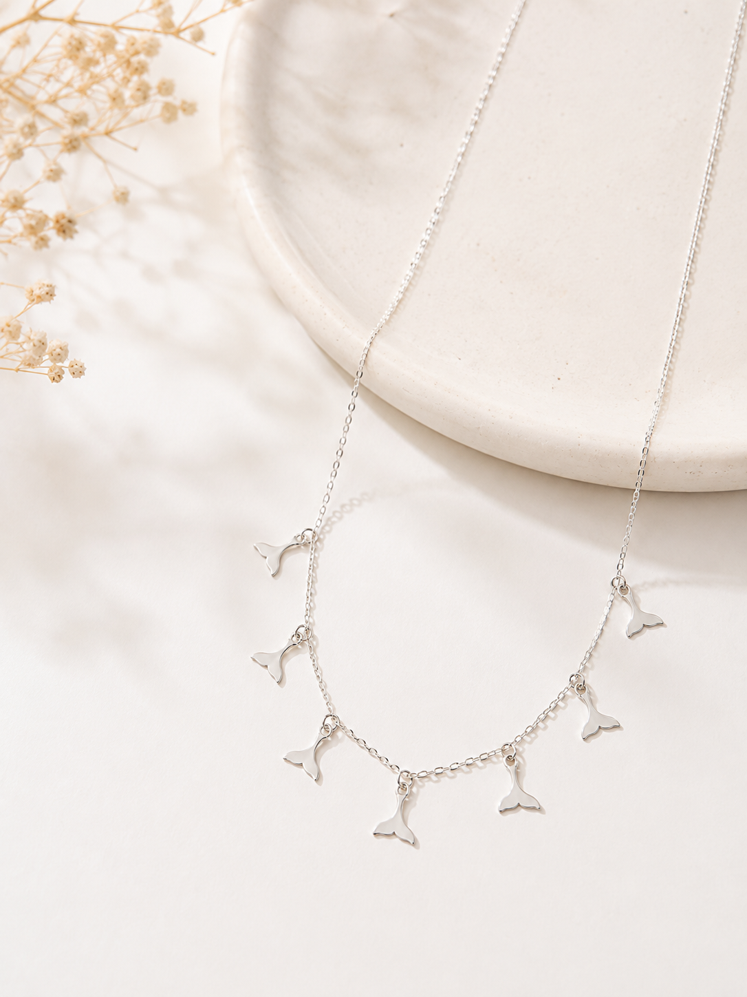 Choker Rabo de Baleia Prata 925