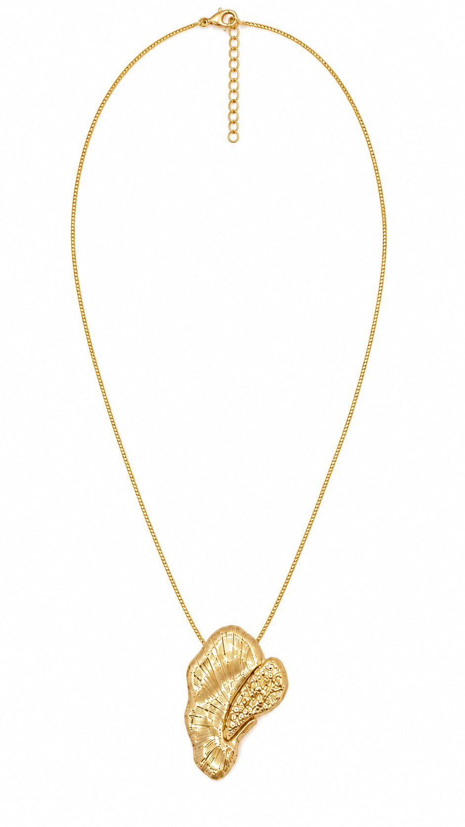 Colar Nuance Coração Trabalhado Ouro 18k
