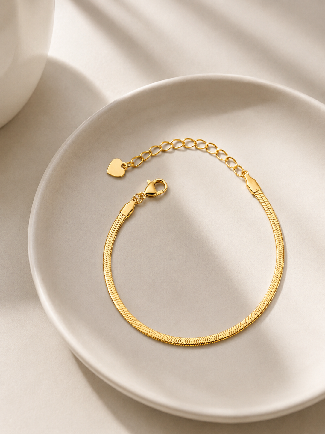 Pulseira Fita Laminada 2mm Ouro 18k