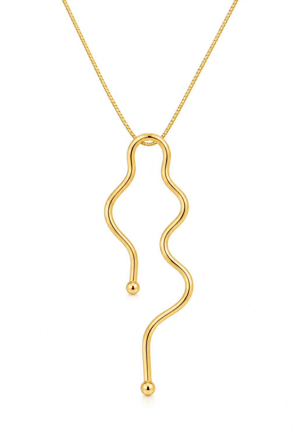 Scarlat SKU 15015 foto 1 | Colar Fio Orgânico Ouro 18k