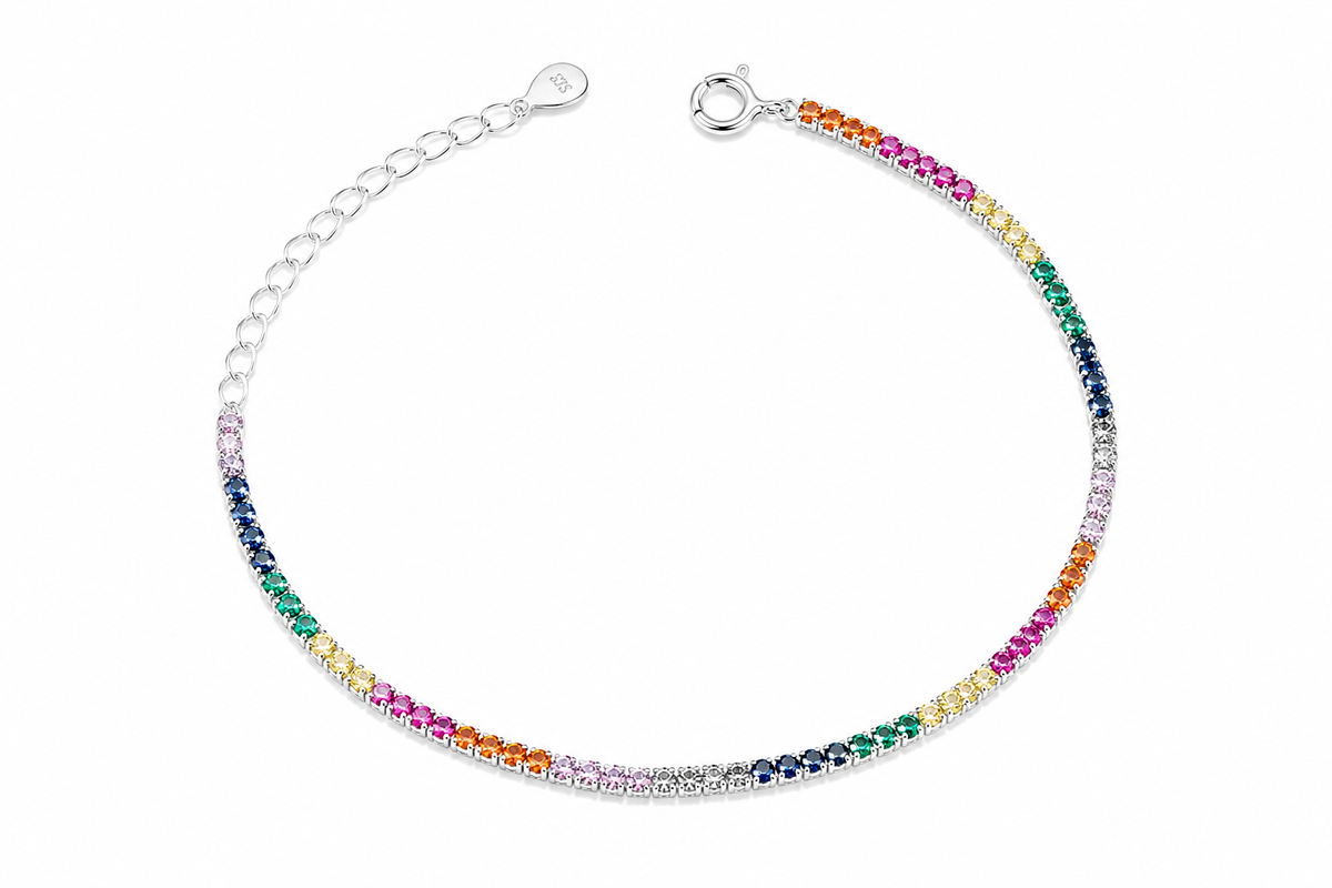 Pulseira Riviera Full Collor Prata 925
