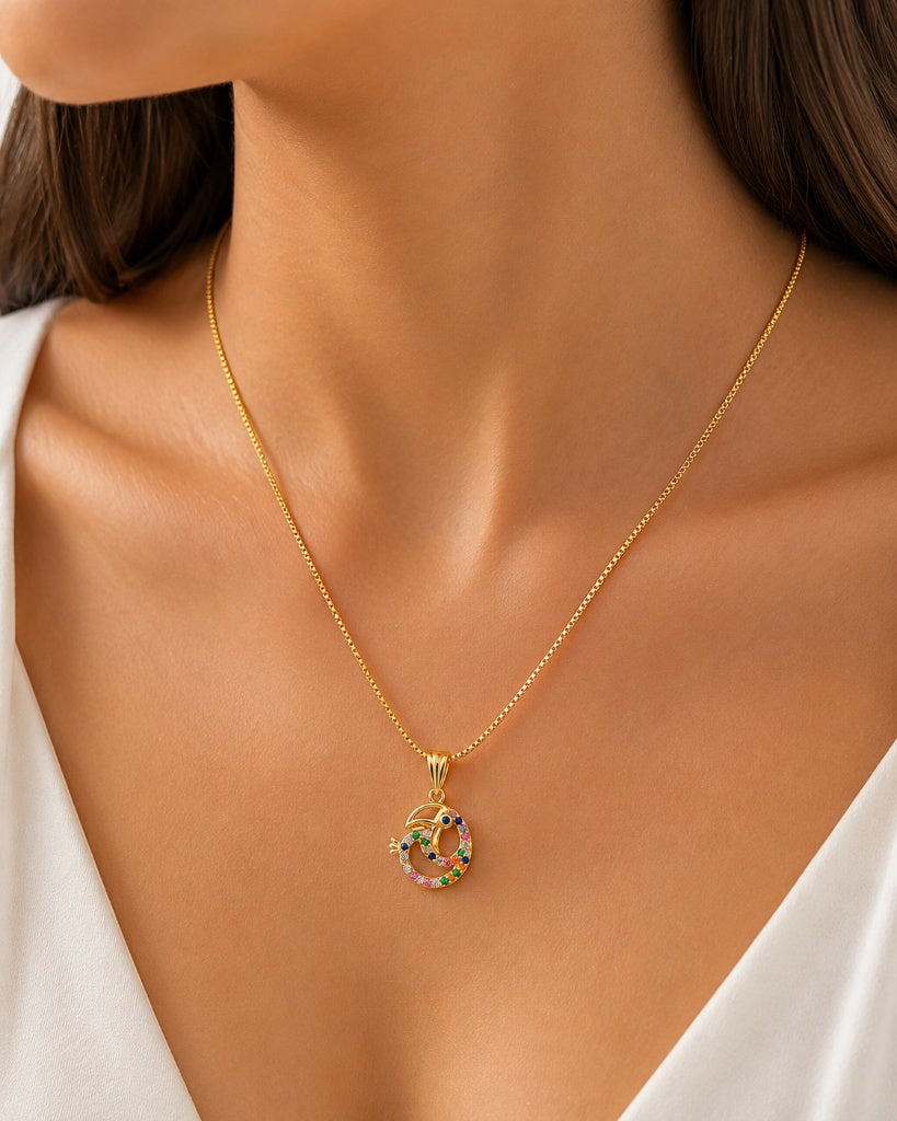 Colar Tucano Collor Ouro 18k