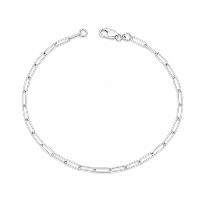 Pulseira Masculina Cartier Alongado Prata 925