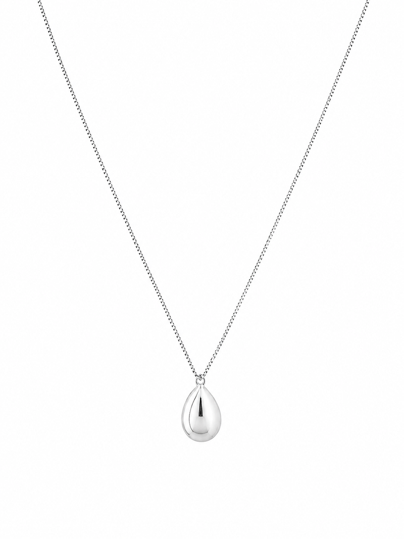 Colar Gota Prata 925