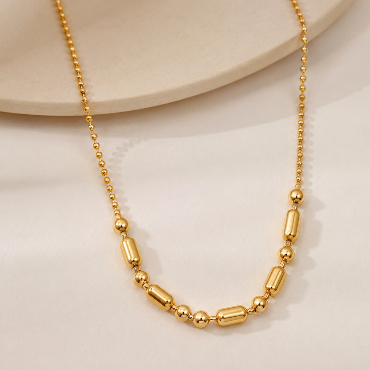 Colar Formas Geométricas Ouro 18k