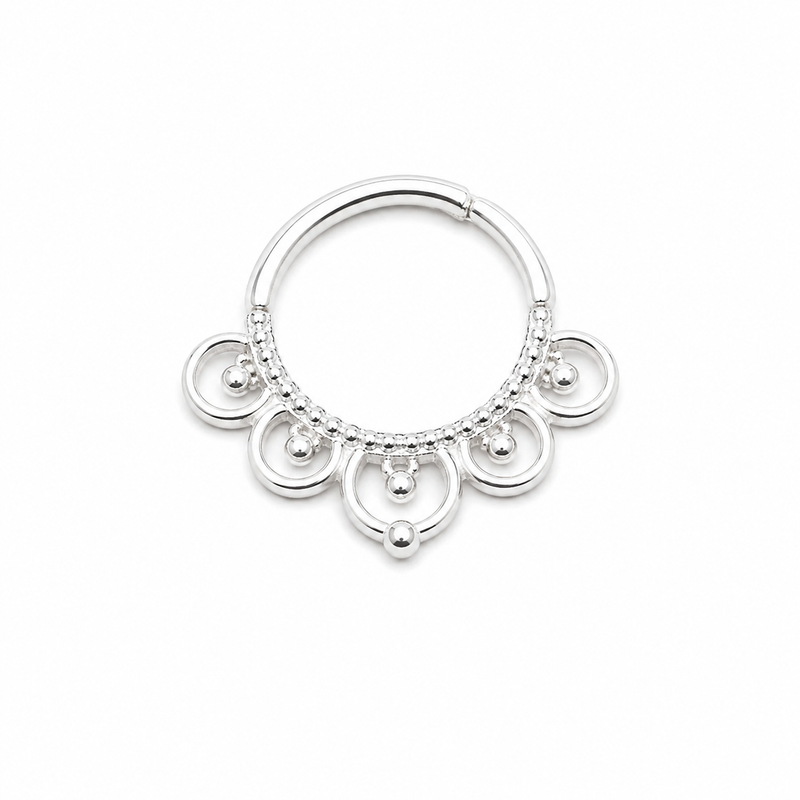 Piercing Argola Mandallah Prata 925