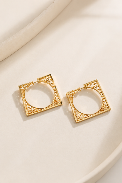Brinco Argola Savoy Ouro 18k
