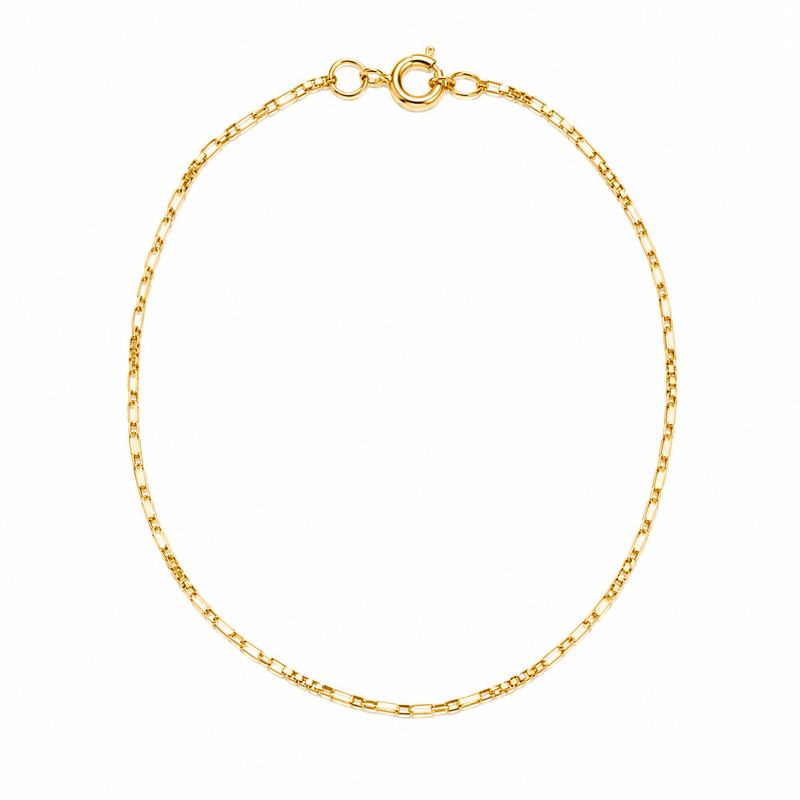 Pulseira Masculina Mini Cartier + Veneziana Ouro 18k