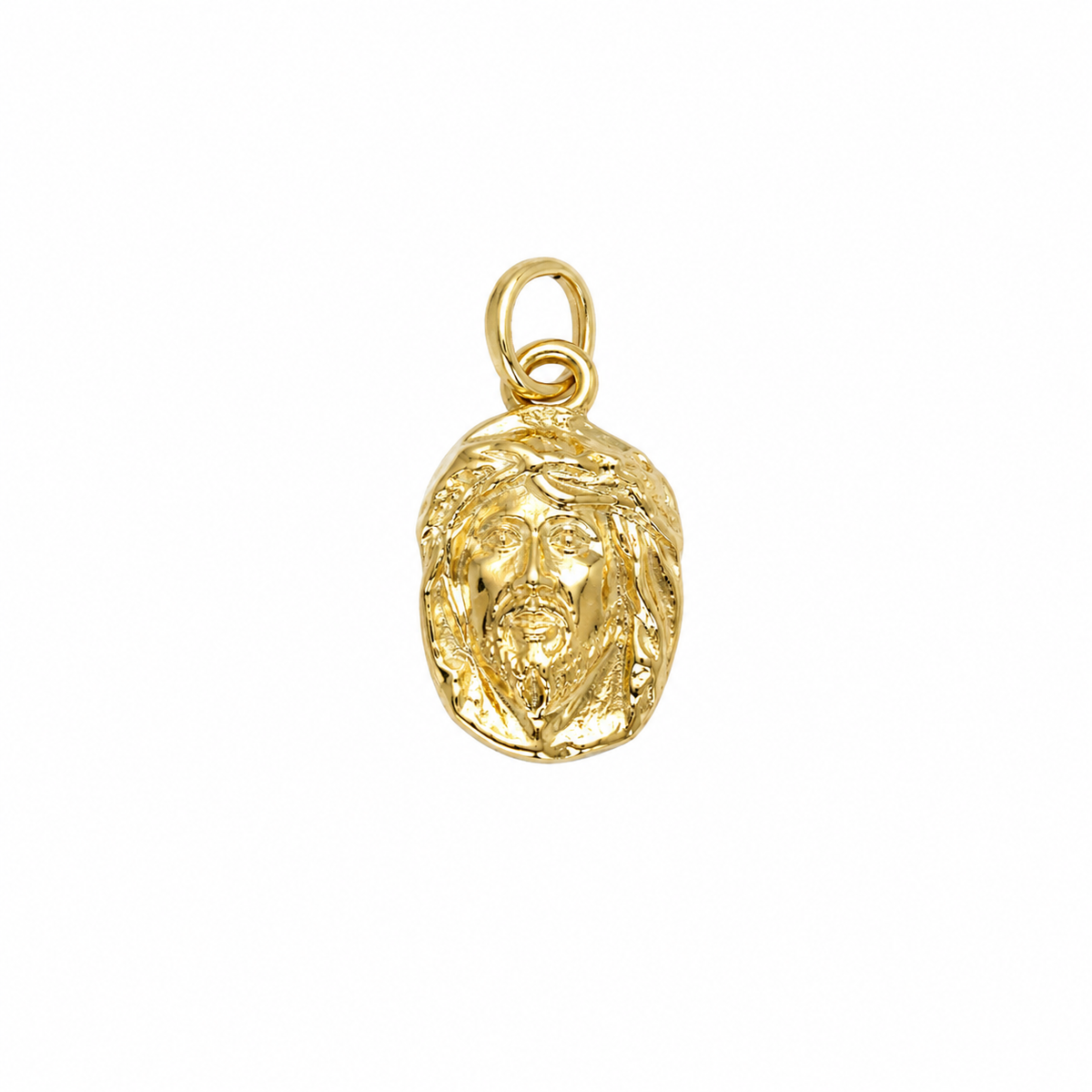 Pingente Religioso Rosto de Jesus Ouro 18k