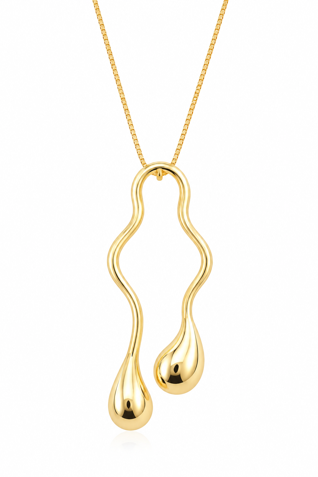 Scarlat SKU 15018 foto 1 | Colar Fio Orgânico Ouro 18k