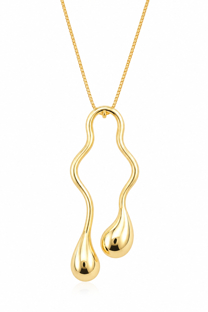 Scarlat SKU 15018 foto 1 | Colar Fio Orgânico Ouro 18k