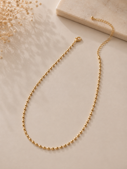 Choker Esfera Oval Lisa MontClair Ouro 18k