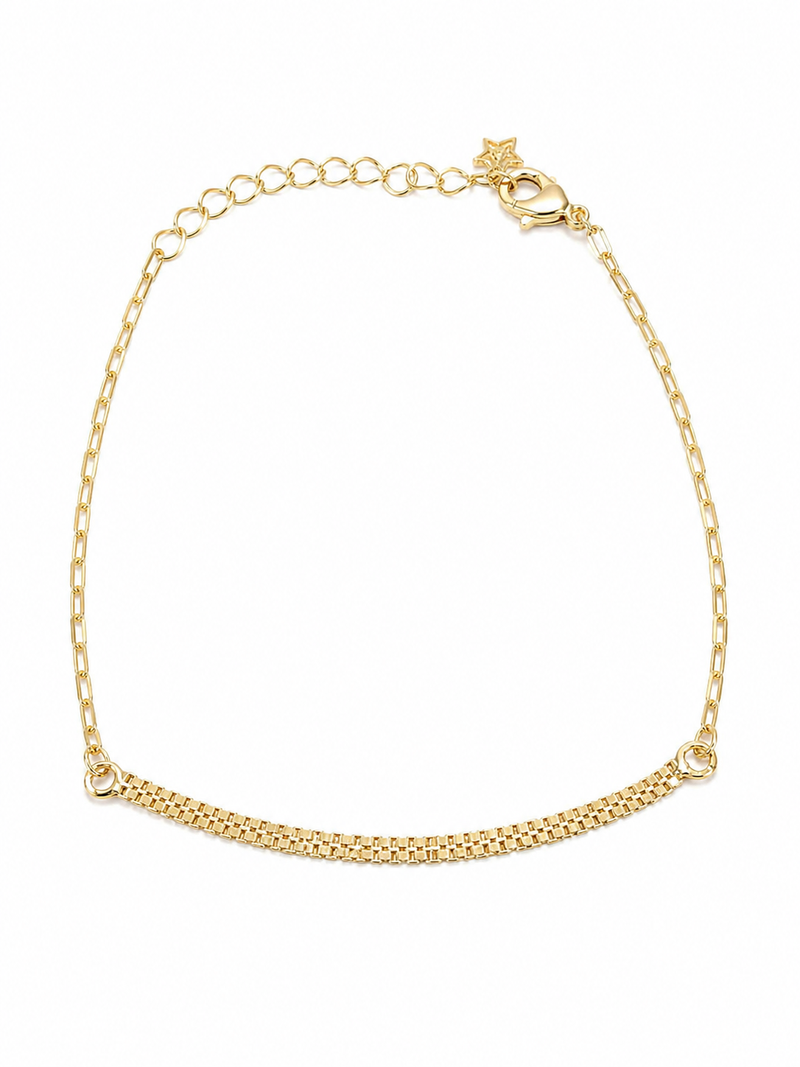 Pulseira Veneziana Dupla na Cartier Ouro 18k