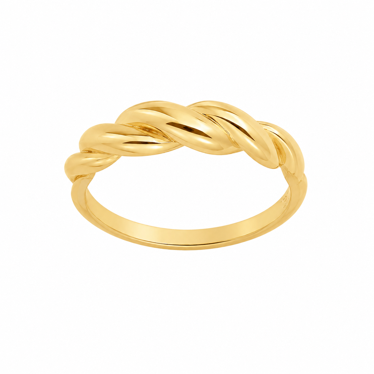 Anel Croissant Fino Ouro 18k
