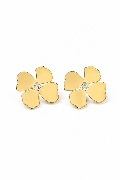 Brinco Petale Ouro 18k