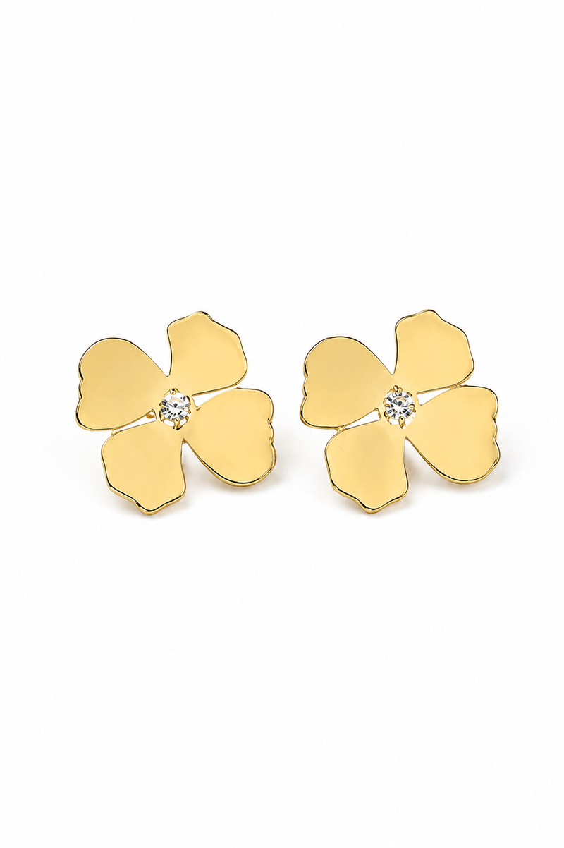 Brinco Petale Ouro 18k