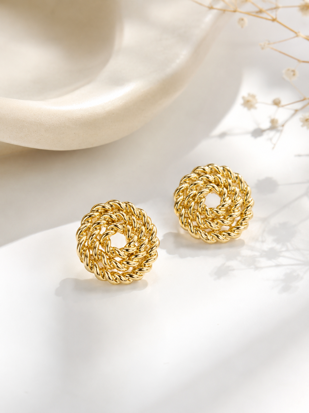 Brinco Caracol Ouro 18k