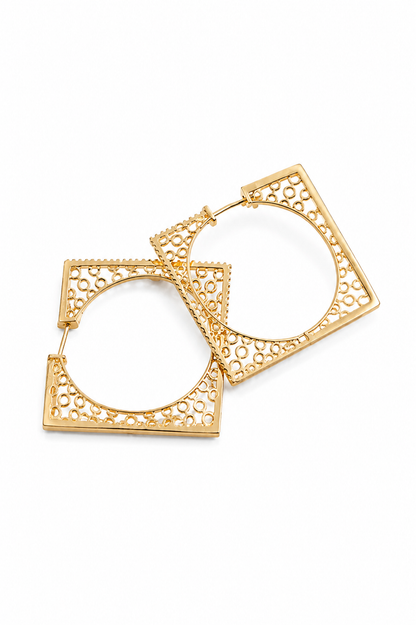 Brinco Argola Savoy Ouro 18k