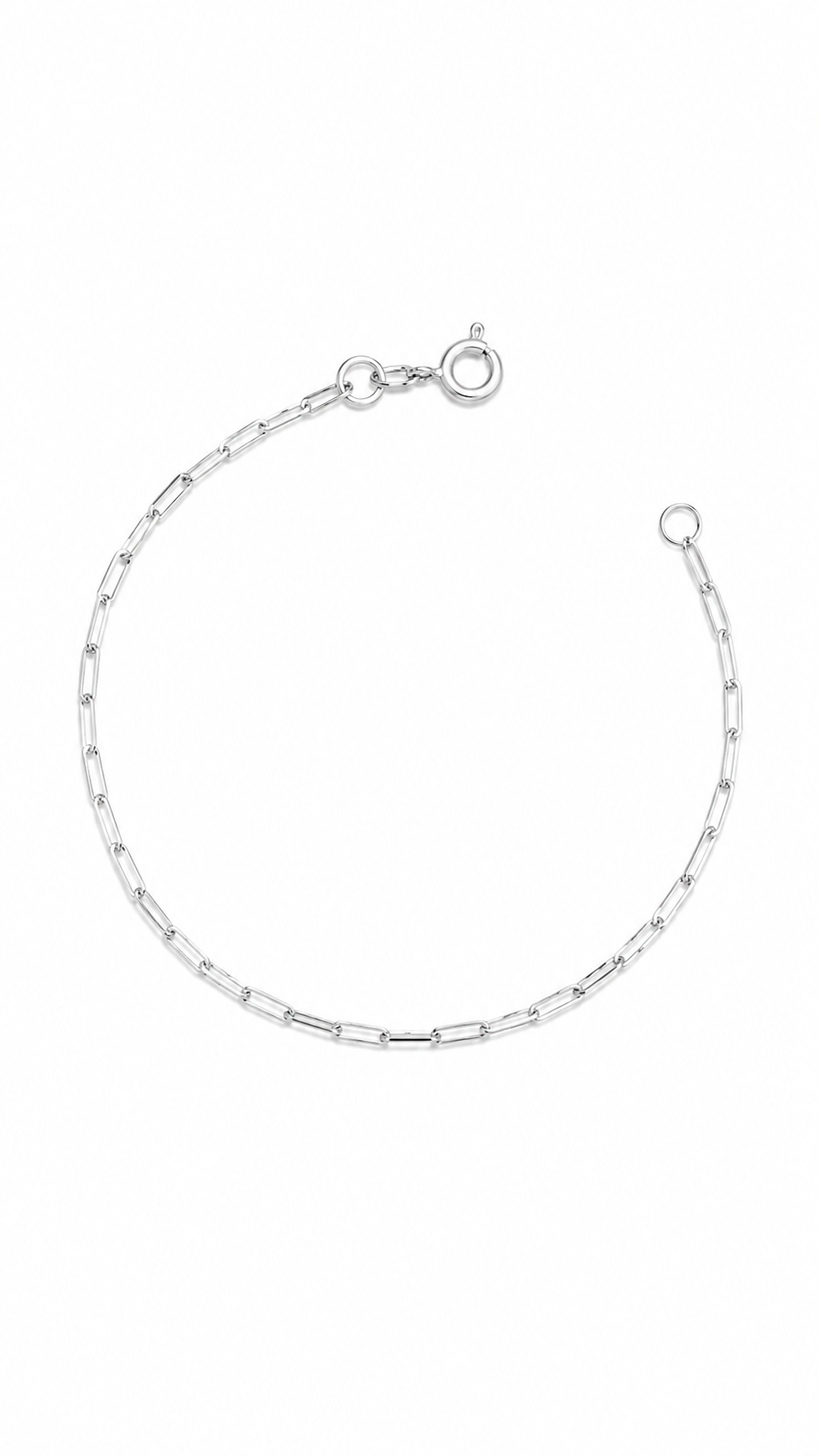 Pulseira Masculina Elo Cartier Prata 925