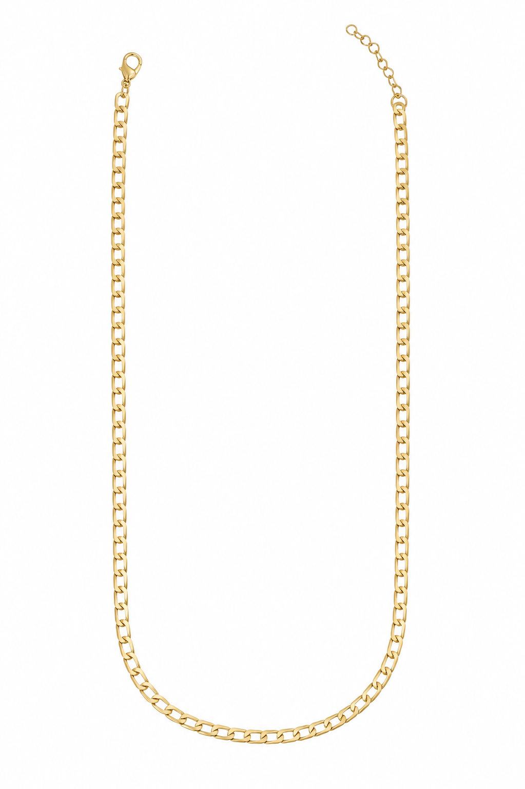 Colar Groumet 1x1 3mm Ouro 18k