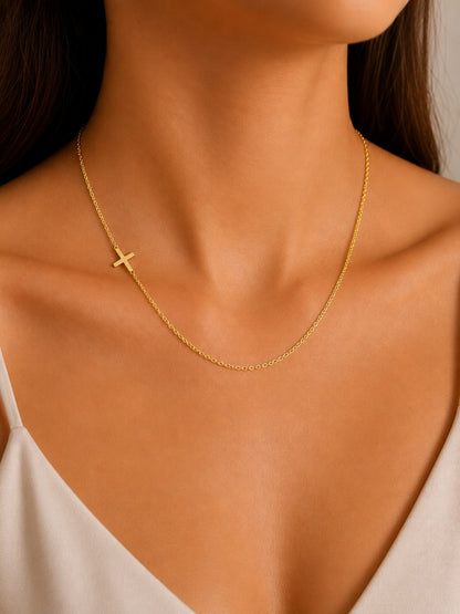 Colar Cartier Letra X Ouro 18k