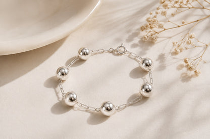 Pulseira Esfera Prata 925